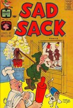 SAD SACK #118 COMIC BOOK COVER ORIGINAL ART BY GEORGE BAKER.