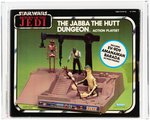 STAR WARS: RETURN OF THE JEDI - THE JABBA THE HUTT DUNGEON ACTION PLAYSET AFA 80+ NM.