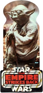 STAR WARS: THE EMPIRE STRIKES BACK YODA VACUFORM KENNER DISPLAY BOXED SET WITH SHELF TALKERS.