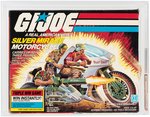 G.I. JOE: A REAL AMERICAN HERO - SILVER MIRAGE MOTORCYCLE SERIES 4 VEHICLE AFA 80 NM.