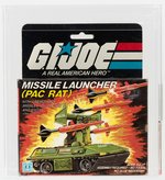 G.I. JOE: A REAL AMERICAN HERO - MISSILE LAUNCHER (PAC RAT) SERIES 2 AFA 85 NM+.