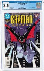 BATMAN BEYOND #1 MARCH 1999 CGC 8.5 VF+.