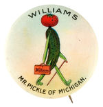 OUR FAVORITE VEGETABLE MAN MULTICOLOR "WILLIAMS/MR. PICKLE OF MICHIGAN."