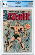 SUB-MARINER #1 MAY 1968 CGC 4.5 VG+.