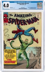 AMAZING SPIDER-MAN #20 JANUARY 1965 CGC 4.0 VG (FIRST SCORPION).