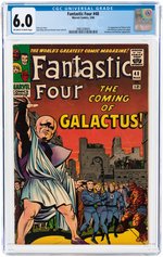 FANTASTIC FOUR #48 MARCH 1966 CGC 6.0 FINE (FIRST SILVER SURFER & GALACTUS).