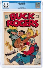 BUCK ROGERS #6 SEPTEMBER 1943 CGC 6.5 FINE+.