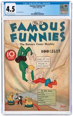 FAMOUS FUNNIES #11 JUNE 1935 CGC 4.5 VG+.