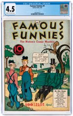 FAMOUS FUNNIES #9 APRIL 1935 CGC 4.5 VG+.