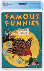 FAMOUS FUNNIES #4 NOVEMBER 1934 CGC 2.5 GOOD+.