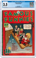 FAMOUS FUNNIES #5 DECEMBER 1934 CGC 3.5 VG-.