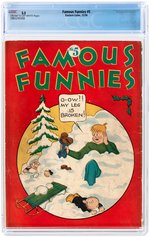 FAMOUS FUNNIES #5 DECEMBER 1934 CGC 3.5 VG-.