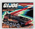 G.I. JOE: A REAL AMERICAN HERO - NIGHTFORCE NIGHT STORM VEHICLE TOYS-R-US EXCLUSIVE SERIES 7 AFA 80 Q-NM.