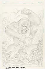 TARZAN ORIGINAL ART TRIO BY DAVE HOOVER.