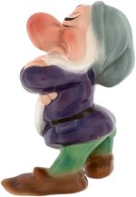 SNOW WHITE AND THE SEVEN DWARFS - GRUMPY LARGE SIZE ZACCAGNINI CERAMIC FIGURINE.