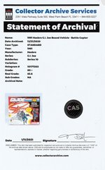 G.I. JOE: A REAL AMERICAN HERO - COBRA BATTLE COPTER SERIES 10 CAS 80+.