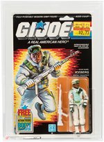 G.I. JOE: A REAL AMERICAN HERO - ICEBERG SNOW TROOPER SERIES 5/36 BACK AFA 85 NM+.