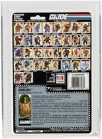 G.I. JOE: A REAL AMERICAN HERO - AMBUSH SERIES 9/34 BACK AFA 85 NM+.