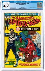 AMAZING SPIDER-MAN #129 FEBRUARY 1974 CGC 5.0 VG/FINE (FIRST PUNISHER).