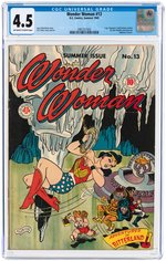 WONDER WOMAN #13 SUMMER 1945 CGC 4.5 VG+.