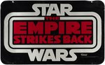 STAR WARS: THE EMPIRE STRIKES BACK METAL STORE DISPLAY SIGN.