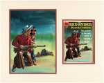 RED RYDER RANCH COMICS #151 COMIC BOOK COVER ORIGINAL ART BY ERNEST NORDLI.