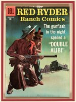 RED RYDER RANCH COMICS #151 COMIC BOOK COVER ORIGINAL ART BY ERNEST NORDLI.