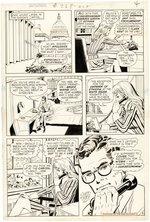 SUPERMAN #268 COMIC BOOK PAGE ORIGINAL ART BY CURT SWAN.