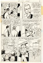 SUPERMAN #273 COMIC BOOK PAGE ORIGINAL ART BY CURT SWAN.