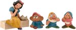 SNOW WHITE AND THE SEVEN DWARFS FRENCH J.R.D. FIGURINE SET.