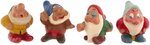 SNOW WHITE AND THE SEVEN DWARFS FRENCH J.R.D. FIGURINE SET.