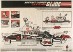 G.I. JOE - AIRCRAFT CARRIER U.S.S. FLAGG COMPLETE & BOXED VEHICLE/PLAYSET.