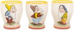 SNOW WHITE AND THE SEVEN DWARFS RARE CZECHOSLOVAKIAN PITCHER & GLASSES SET.