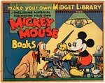 MICKEY MOUSE BOOKS - MAKE YOUR OWN MIDGET LIBRARY BOXED SET.