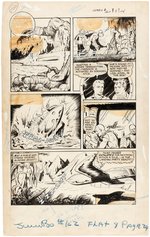 JUMBO COMICS #162 COMIC BOOK PAGE ORIGINAL ART BY TONY D'ADAMO.