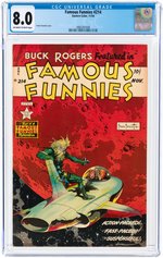 FAMOUS FUNNIES #214 NOVEMBER 1954 CGC 8.0 VF (BUCK ROGERS).