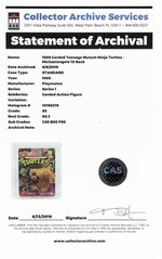 TEENAGE MUTANT NINJA TURTLES - MICHAELANGELO SERIES 1/10 BACK CAS 85.