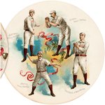 1889 A35 GOODWIN & CO. BASEBALL TOBACCO ALBUM FEATURING NINE HALL OF FAME MEMBERS.