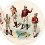 1889 A35 GOODWIN & CO. BASEBALL TOBACCO ALBUM FEATURING NINE HALL OF FAME MEMBERS.