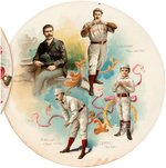 1889 A35 GOODWIN & CO. BASEBALL TOBACCO ALBUM FEATURING NINE HALL OF FAME MEMBERS.