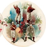 1889 A35 GOODWIN & CO. BASEBALL TOBACCO ALBUM FEATURING NINE HALL OF FAME MEMBERS.