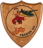 DONALD DUCK WORLD WAR II INSIGNIA PAIR.