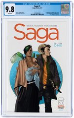 SAGA #1 MARCH 2012 CGC 9.8 NM/MINT (FIRST MARKO, ALANA, HAZEL, PRINCE ROBOT IV, THE WILL & LYING CAT).