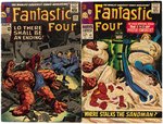 FANTASTIC FOUR SILVER AGE COMIC LOT OF 10 ISSUES.