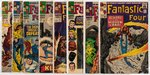 FANTASTIC FOUR SILVER AGE COMIC LOT OF 10 ISSUES.