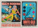 BUCK ROGERS TRANSOGRAM FACTROY SEALED PAINT-BY-NUMBERS SET W/BRITE-GLO PAINTS.