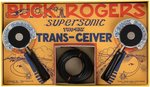 BUCK ROGERS SUPERSONIC TWO-WAY TRANS-CEIVER BOXED SET.