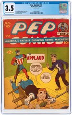 PEP COMICS #43 OCTOBER 1943 CGC 3.5 VG-.