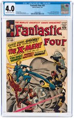 FANTASTIC FOUR #28 JULY 1964 CGC 4.0 VG.