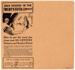 BUCK ROGERS & WILMA DEERING TWENTY-FIFTH CENTURY HELMETS & ROCKET PISTOL PREMIUMS.